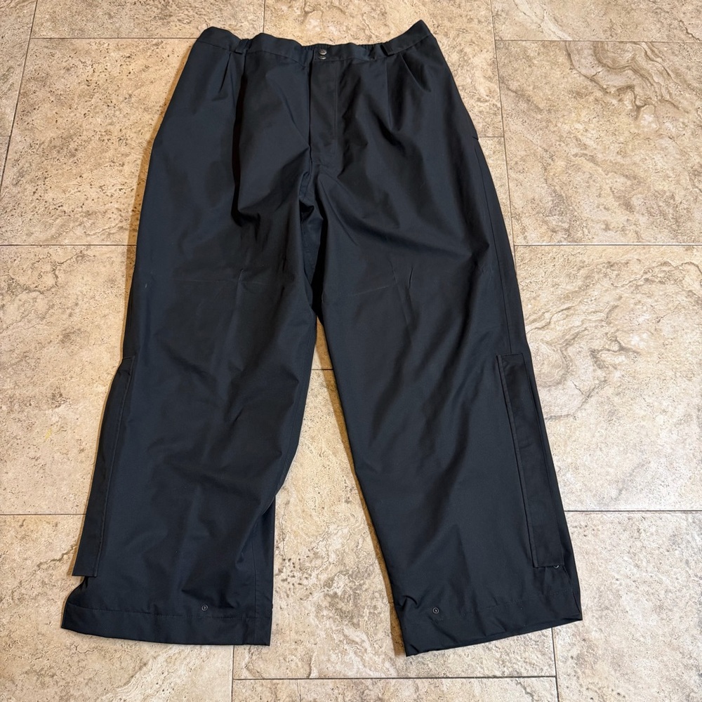 Zero Restriction ZR Tour Lite Gore-Tex Golf Rain Pants XL Black Windproof